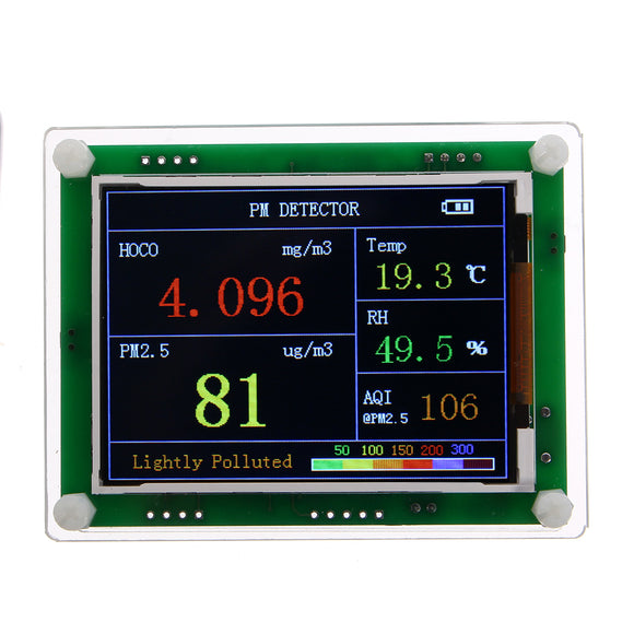 B1 Household PM2.5 Detector Module Air Quality Dust Sensor TFT LCD Display Monitor