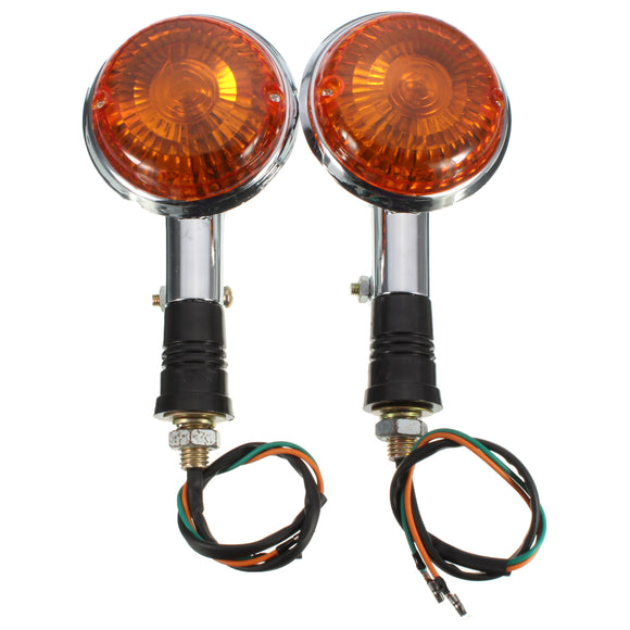 Amber Turn Indicator Signal Light Blinker Lens For Yamaha Virago XV1100 1985-1999