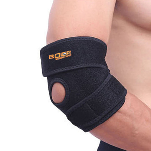 BOER Spring Support Elbow Guard Outdoor Tennis Elbow Pads Fitness Protective Gear