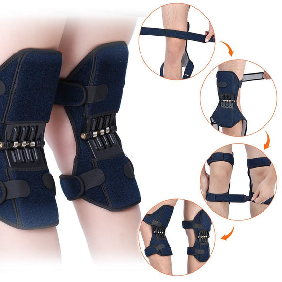 Slimerence Knee Protection Booster Power Lift Support Knee Pads Powerful Rebound Spring Force for Sports Hiking Climbing Reduces Soreness Leg Support
