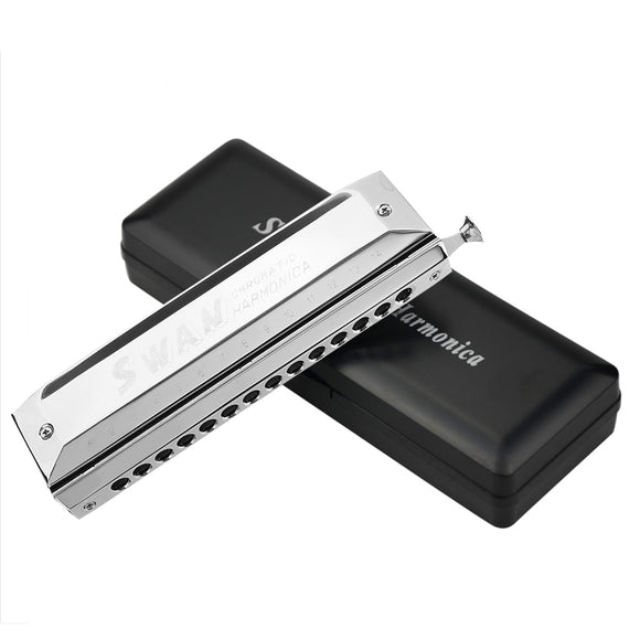 Swan SW1456 14 Holes 56 Tones Professional Chromatic Harmonica