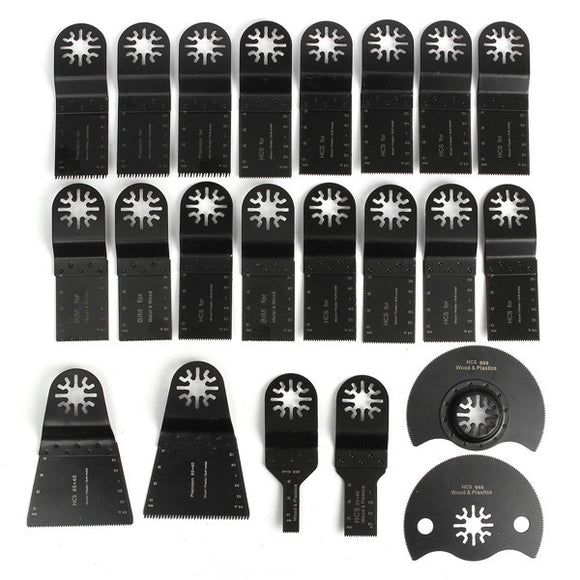 22pcs Oscillating Multi Tool Saw Blade Kit for Multimaster Fein Bosch Makita