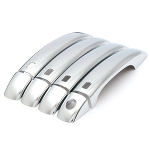 4Pcs ABS Chrome Exterior Door Handle Cover Trim For Audi Q5 2009-2013 A4 B8 S4 A5 2008-2011 LHD