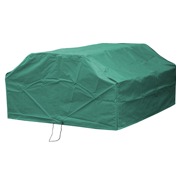157x145x76cm Outdoor Furniture Waterproof Cover 6 Seater Square Picnic Table Chair Dust Protector