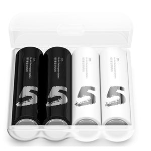 4PCS Original Xiaomi ZMI ZI5 AA / No.5 1.2V 1800mAh NI-MH Rechargeable Battery for Flashlight Tools