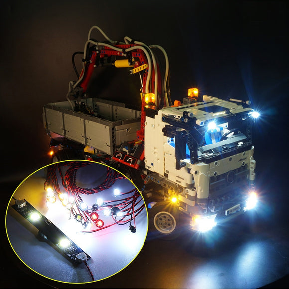 LED Light Lighting Kit ONLY For LEGO 42043 Technic For Benz Mercedes Arocs 3245 Vehicle Bricks Toys
