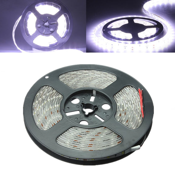 3X 5M 300 SMD 5630 White LED Strip Light DC 12V Waterproof IP65