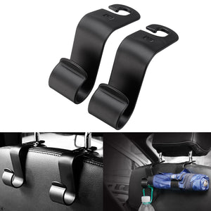 Pair Car Seat Back Headrest Hook Storage Hanger Holder Organizer Universal