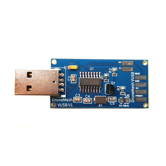 DroneMesh VUSB All in One Dongle Wireless Simulator for Frsky Flysky Spectrum Futaba Transmitter