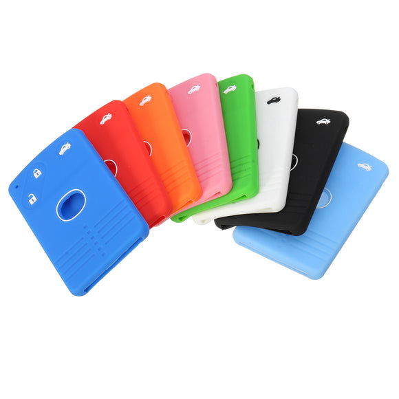 Car Key Case Cover Silicone 3 Buttons Smart Card Key Case Cover FOB For Mazda