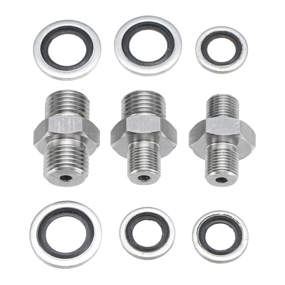 PCP Charging Hose Quick Coupler 1/4Male-1/4Male BSP 1/4 Male-1/8 Male Adapter