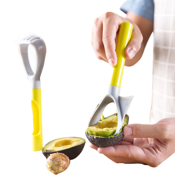 Multifunction Kitchen Avocado Slicer Plastic Fruit Pitter Useful Fruit  Peeler Tools