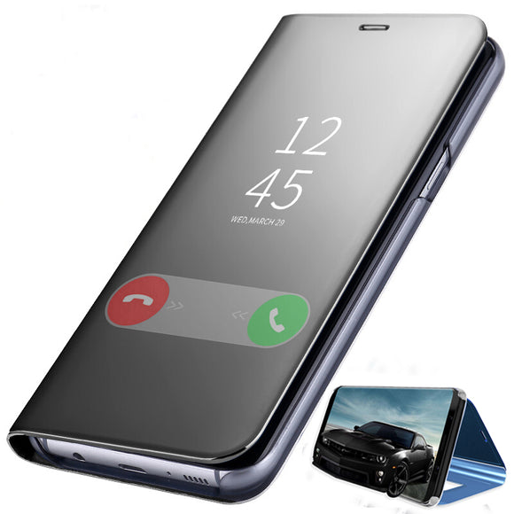 Bakeey Mirror View Smart Sleep Kickstand Flip Protective Case For Samsung Galaxy A40 2019