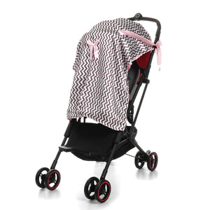 Baby Stroller Sunshade Breathable Muslin Pram Car Seat Canopy Blanket Outdoor Travel