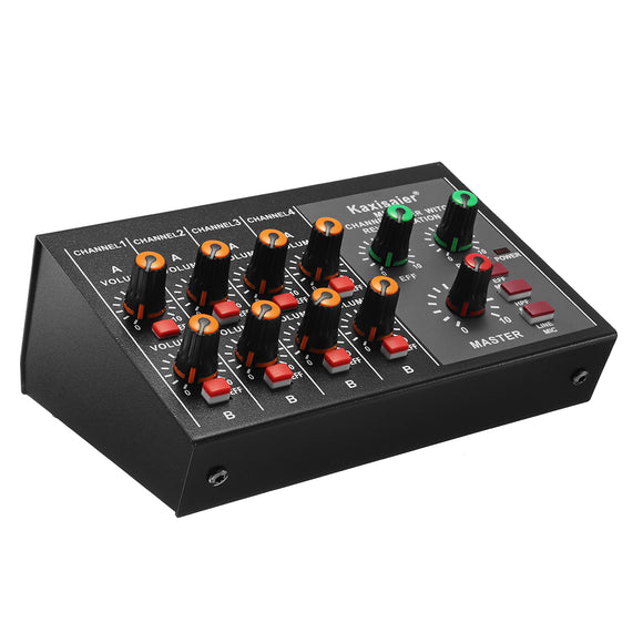 Professional MIX-8P 8 Channel 110V-220V Audio Mixer USB Mixing Console with Independent Reverb