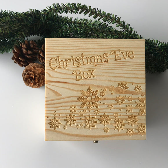 Wooden Christmas Eve Box Gift Decoration Box Toys