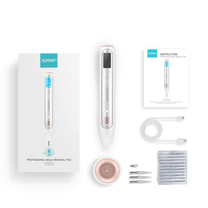 XPREEN LCD Wireless Mole Freckle Dark Spots Tattoo Wart Removal Pen Skin Spot Eraser Device