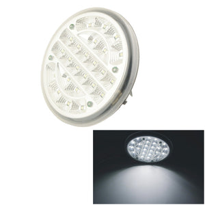 GT-690 Car 24 LED 14cm Dia Round Dome Roof Ceiling Interior Light Lamp Reading Light White Light