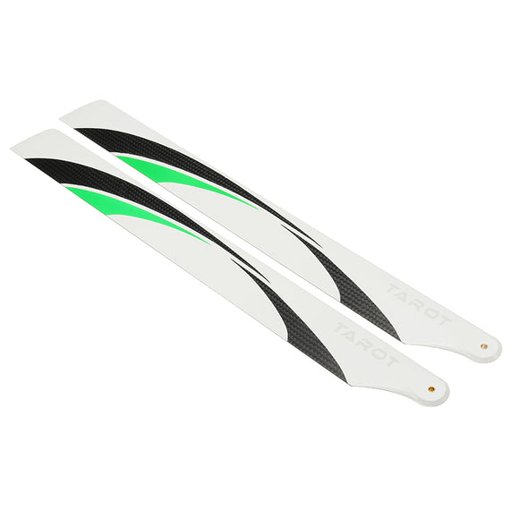 Tarot Carbon Fiber Main Blades For Tarot 470L SAB380 HELI380 Helicopter Parts TL47A09