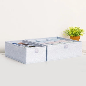 Original Xiaomi Mi Home 2PCS Underwear Storage Box Foldable Bra Sock Underwear Drawer Organizer