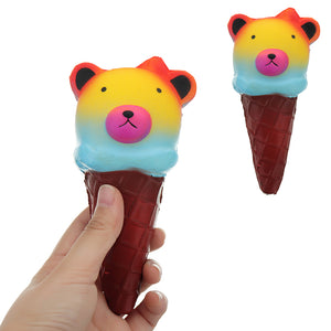 Bear Ice Cream Squishy 16CM Slow Rising Collection Gift Soft Toy