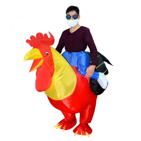 Halloween Christmas Party Home Inflatable Costume Cock Suits Adult Blowup Cosplay Toys Props