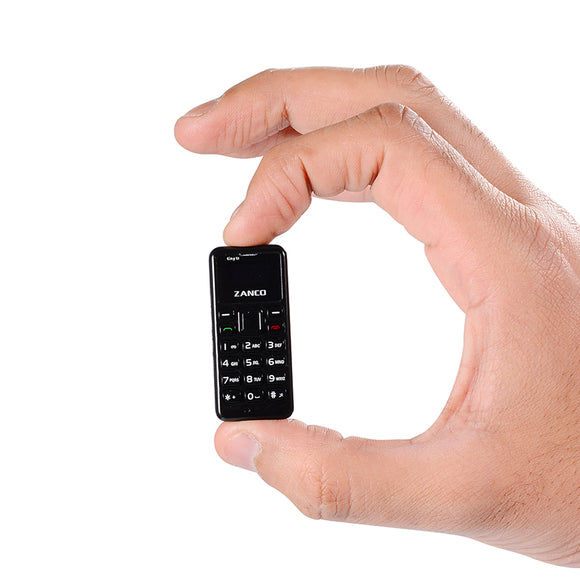 Zanco Tiny T1 World Smallest Phone Voice Change Multi-Language Mini Card Phone