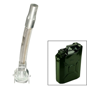Pourer Spout Metal Flexible Fuel Jerry Can Pourer Petrol Unleaded Nozzle Spout