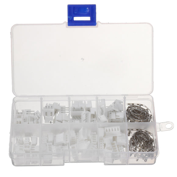 Excellway Terminals 40 Pcs 2p 3p 4p 5pin Right angle JST-XH Male Female Lipo Balance Connector