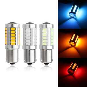 1pc 1156 BAU15S 33 LED Car Turn Signal Lights Daytime Running DRL Bulb Lamp DC12V 660LM