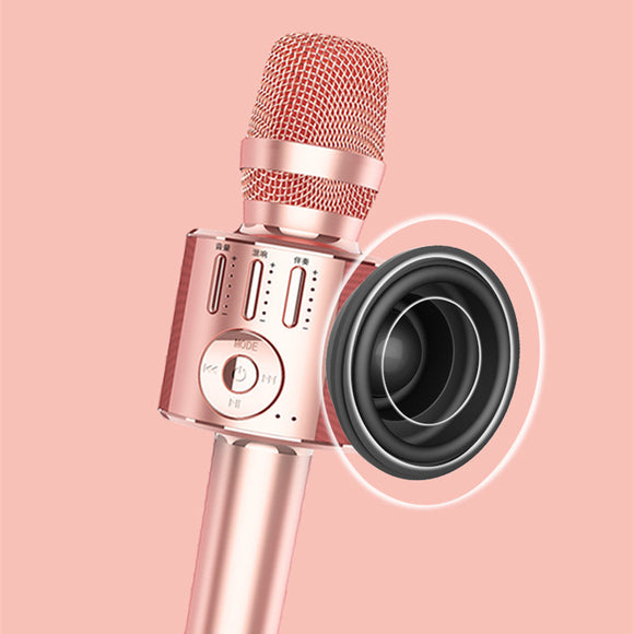 H35 bluetooth Microphone Karaoke Multiple Modes Long Battery Life Ergonomics Design Beautiful Sound Widely Compatible Microphone