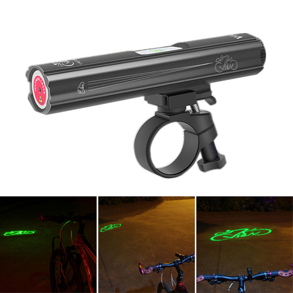 XANES XL23 Bicycle Laser Bike Cycling Warning Signal Light USB Xiaomi Electric Scooter Motorcycle