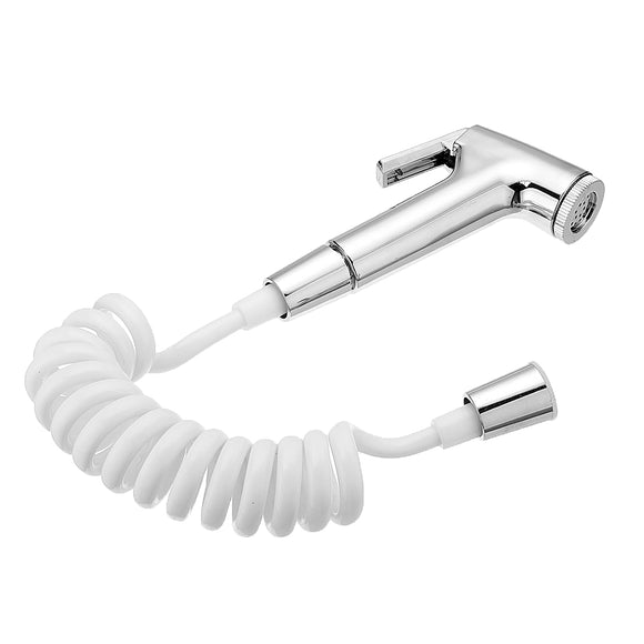 ABS Portable Bidet Sprayer Set Handhold Toilet Bidet Retractable w/ Spring 1/2 Hose  Adapter Free Mounting Bracket Toilet Cleaning Tool
