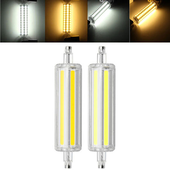 R7S 12W COB Yes/No Dimmable 1150LM Pure White Warm White LED Corn Light Bulb AC85-265V
