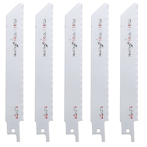 5Pcs 150mm Fast Cutting Metal Reciprocating Saw Blades High Carbon Steel S922EF