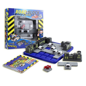 Children Plastic Road Puzzle Police Thief Games 60 Challenges Kids IQ Intelligence Educational Toys
