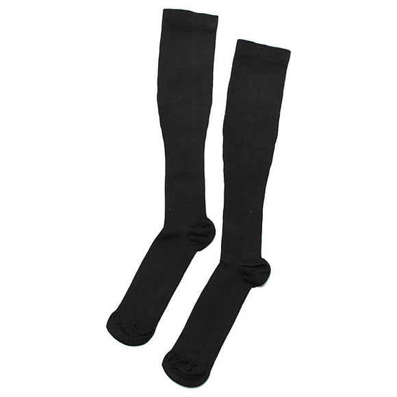 2 Pairs Black L/XL Compression Socks Soothe Varicose Vein Stocking Relief Support Anti Fatigue Leg