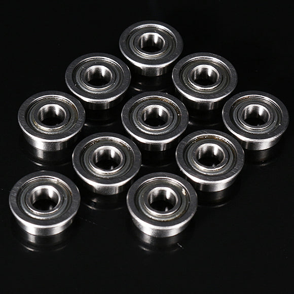 10pcs MF115ZZ 5x11x4mm Flange Bushing Ball Bearings Flange Size 12.5x0.8mm