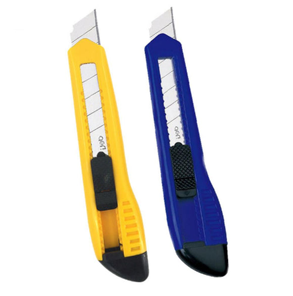 2 pcs Deli 2001 Art Knife Stainless Steel Blades Utility Knife 15.5cm x 3cm