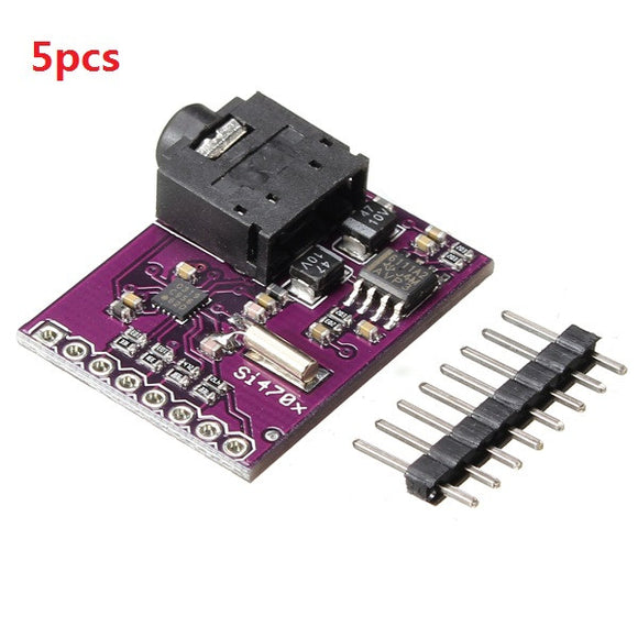 5pcs CJMCU-470 Si4703 FM Radio Tuner Evaluation Development Board For Arduino