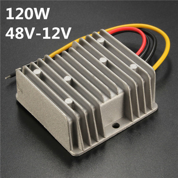 DC/DC 48V To 12V 10A 120W Reducer Converter Regulator Waterproof Power Voltage
