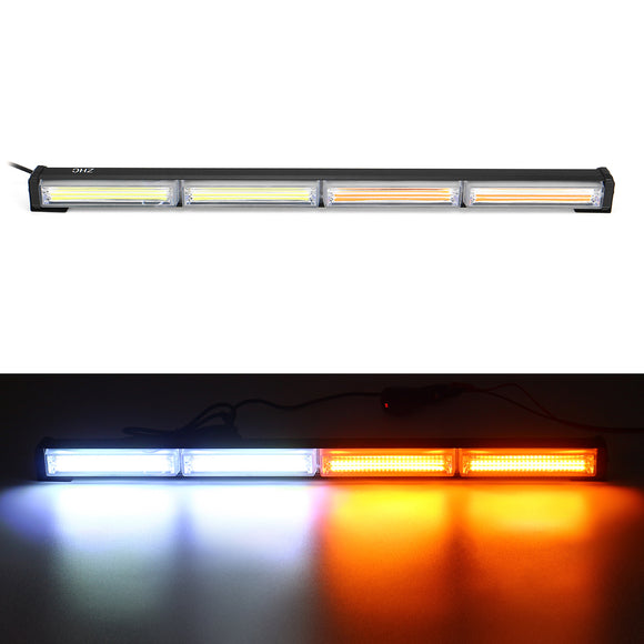 4 LED 12/24V 36W Car Truck Strobe Warning Flashing Grill Light COB Lamp Beads