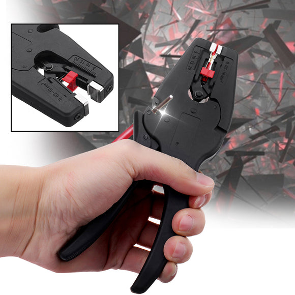 Multifunctional Adjustable Electric Cable Wire Crimper Stripper Stripping Plier 0.03-10mm