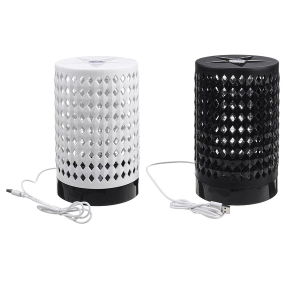 USB Mosquito Killer Radiation-Free Electric Shock Grid Type Mosquito Repellent Lamp Dispeller 365nm DC5V PP Cover Material