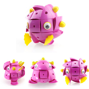 Parcae NS004 90PCS Magnetic Magic Wisdom Ball Black Pink Pig Blocks Various DeformationToys
