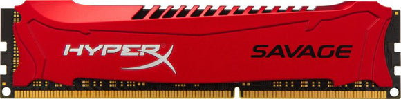 Kingston HX316C9SR/4 hyper-x Savage - with asymmetrical red heatsink  , 4Gb , ddr3-1600 , CL9 , 1.5v - 240pin