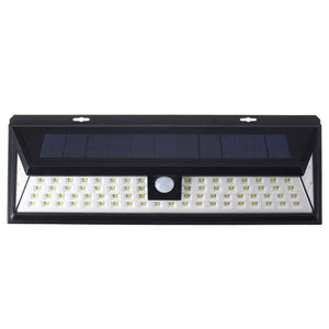 Solar Powered 80LED Motion Sensor LED Wall Light Outdoor Waterproof Security Lamp for Yard Garden