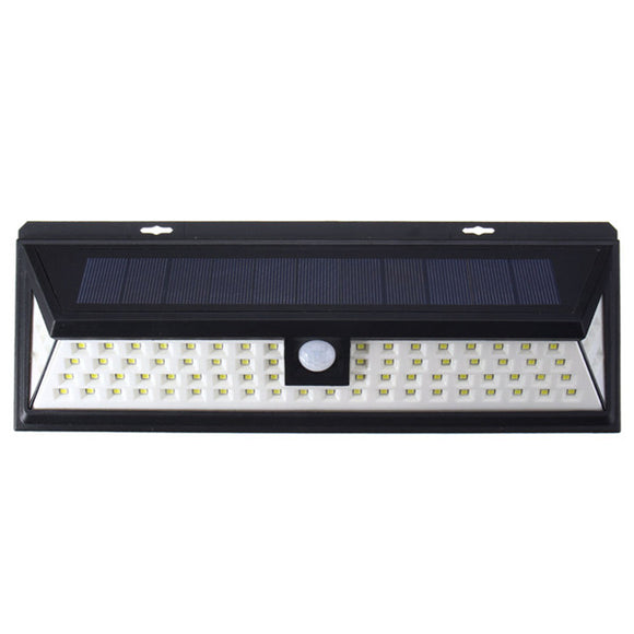 Solar Powered 80LED Motion Sensor LED Wall Light Outdoor Waterproof Security Lamp for Yard Garden