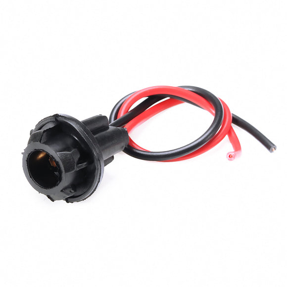 T10  Dashboard Socket Plug LED Incandescent Wire Motorcycle