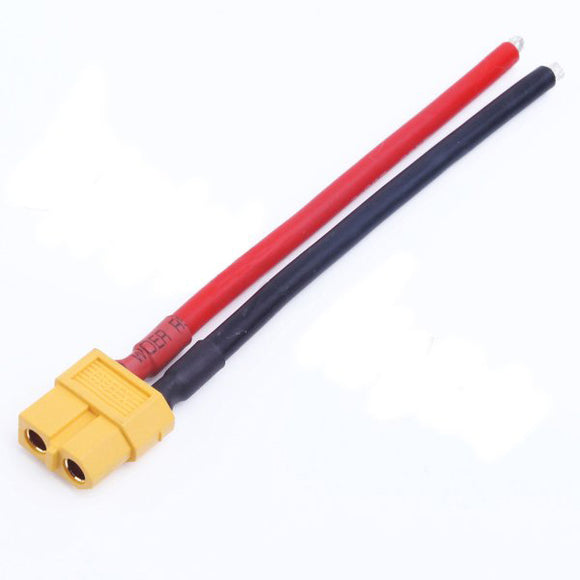 Amass XT60 Plug with 10cm 12AWG Cable AM-9024